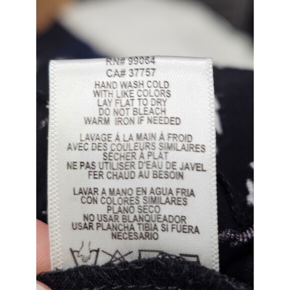 ALK Women's Small RVCA Black & White Long Sleeve Skater A-Line Jersey Dress NEW - Picture 9 of 9